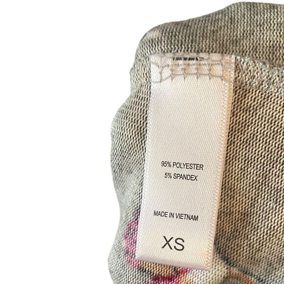 Comfort Code Sz XS Gray Puppy Dog Print Henley MIDI Cozy Sleep Pajama Shirt - Picture 8 of 8